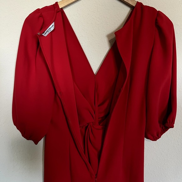 REVOLVE Amanda Uprichard Susannah Red  Mini Dress Sz Small - Picture 7 of 8